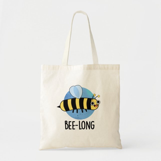 Tote Bag Jeu d'abeilles long et drôle d'insectes long (Devant)