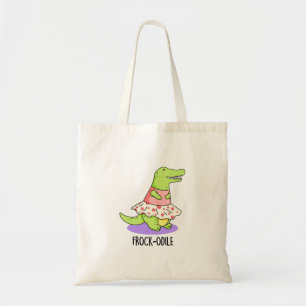 Tote Bag Jeu de crocodile amusant de roche-odile