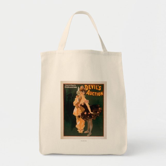 Tote Bag Jeu d'enchères du diable éternel de Yale (Devant)