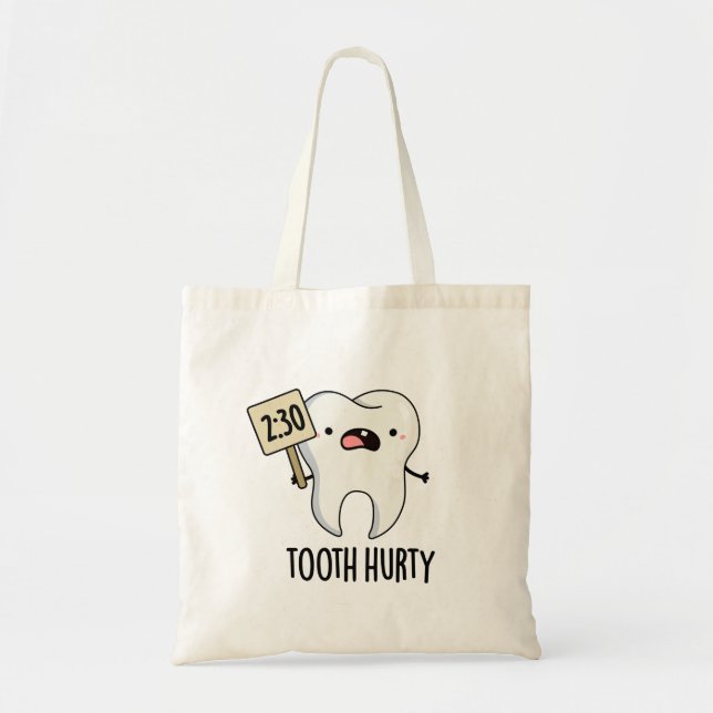Tote Bag Jeu Dentaire Dentaire Blessé Dent (Devant)
