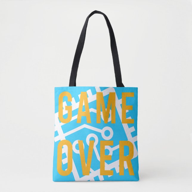 Tote Bag Jeu sur circuit numérique (Devant)