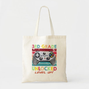 Tote Bag Jeu Vidéo 3e Année Déverrouillé Niveau Haut Jeu