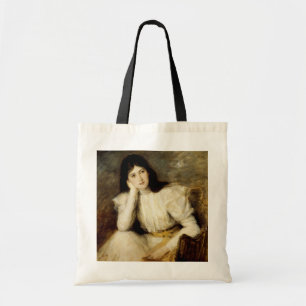 Tote Bag Jeune Fille Reveuse, Portrait de Berthi Capel