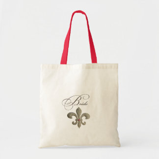 Tote Bag Jeune mariée Bling de Fleur de lis NOLA