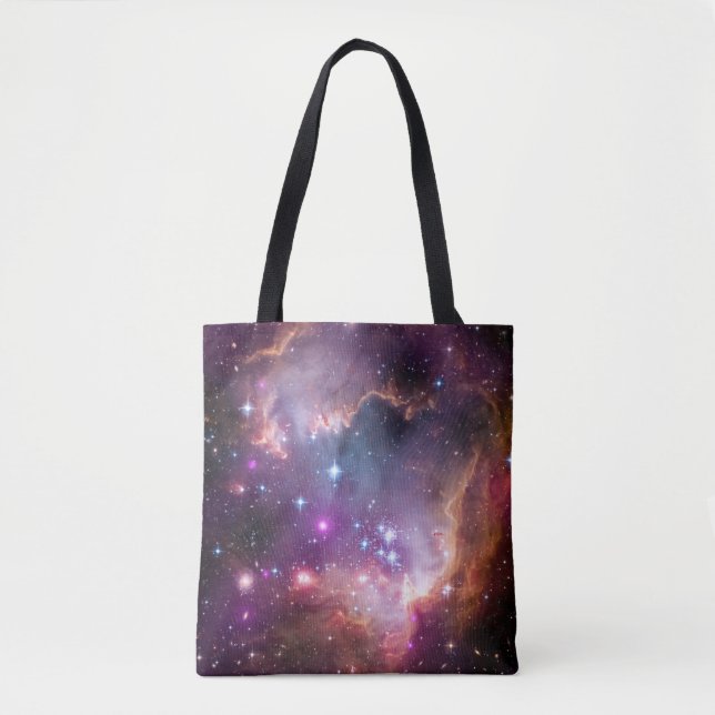 Tote Bag Jeunes Étoiles Dans Le Petit Nuage Magellanique. (Devant)