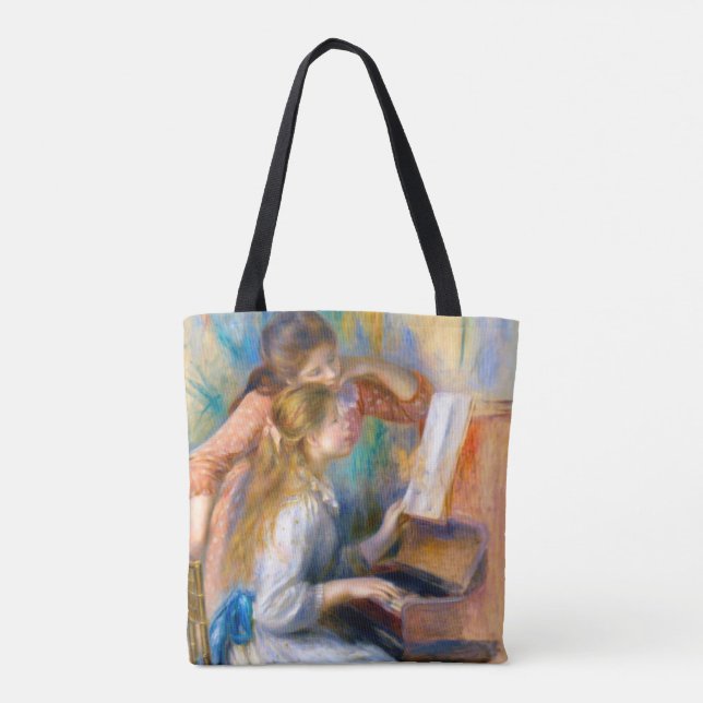 Tote Bag Jeunes filles au piano, Renoir (Dos)