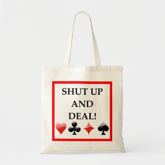 Tote Bag jeux de cartes (Devant)