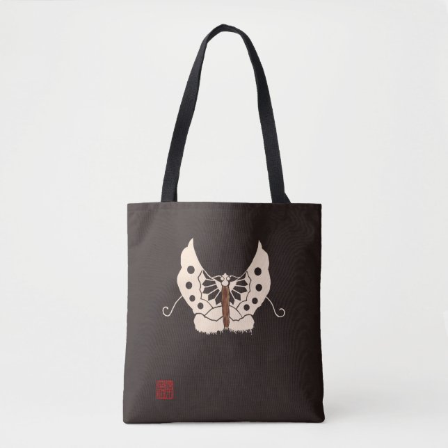 Tote Bag Jinbaori-Kurotorigeagehachoumoyou (Devant)