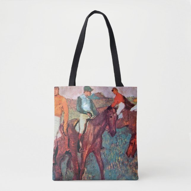 Tote Bag Jockey et cheval, Edgar Degas (Devant)