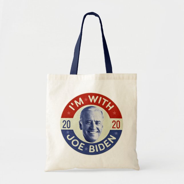Tote Bag Joe Biden pour le Président 2020 Démocrate Photo R (Devant)