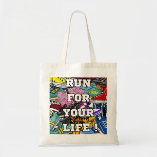 Tote Bag Jogger du coureur d'art pop gras