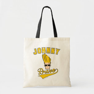 Tote Bag Johnny Bravo Collegiate Graphic