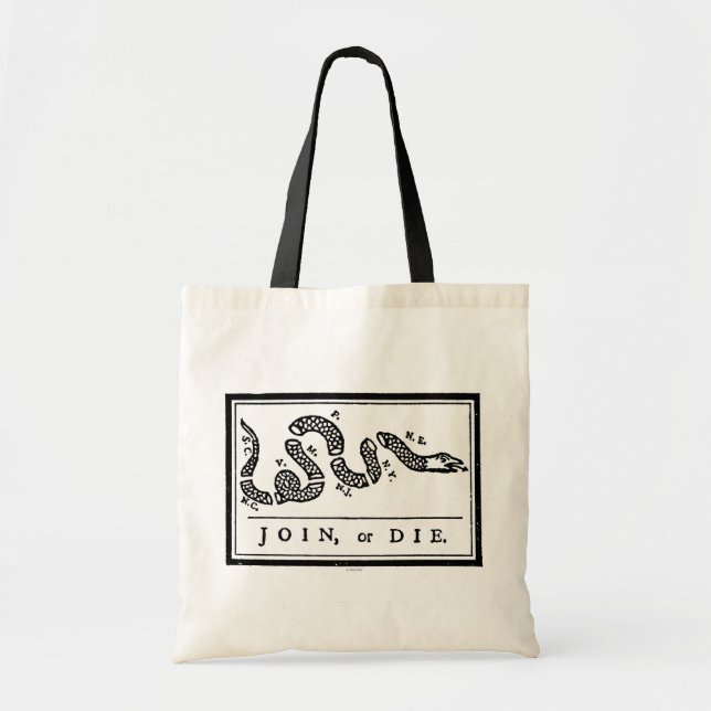 Tote Bag Joignez ou mourez la bande dessinée, 1754 (Devant)