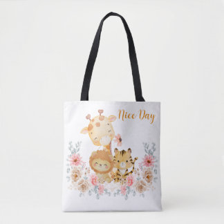 Tote Bag Joli Animal Sauvage
