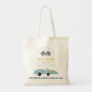 Tote Bag Joli Blue Race Car Enfants N'Importe Quel Âge Anni