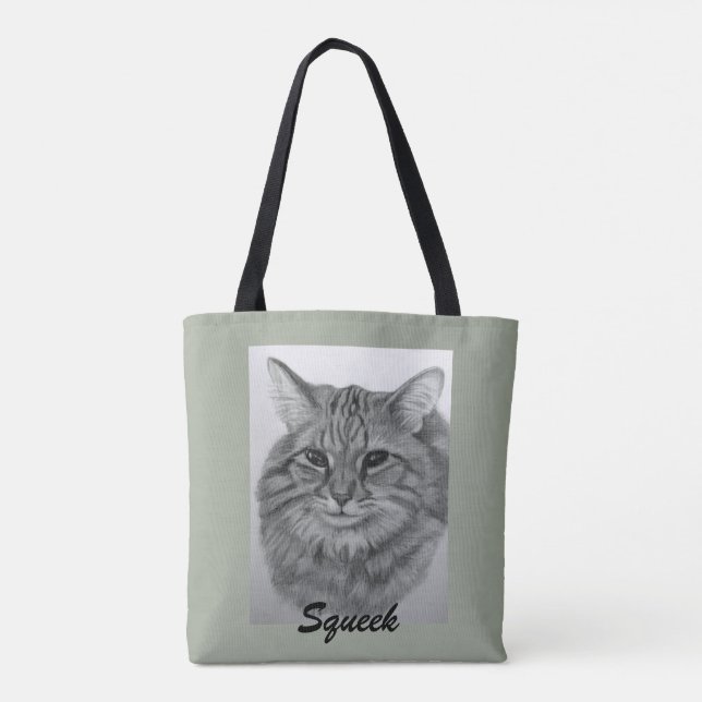 Tote Bag Joli chat Squeek (Dos)