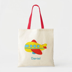 Tote Bag Joli et Coloré Avion de Ligne