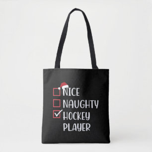 Tote Bag Joli joueur de hockey vilain amateur de sport Père