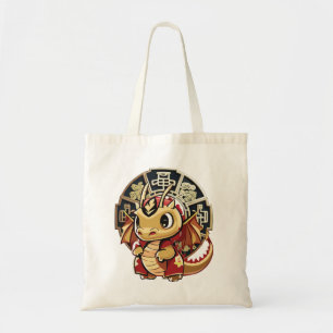 Tote Bag Joli Kawaii Dragon Chinois Zodiaque Asiatique Nouv