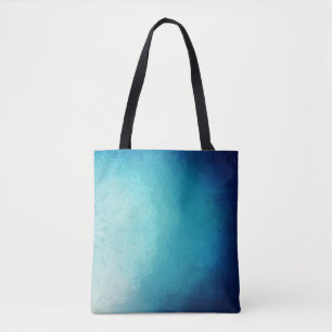 Tote Bag Joli Mandala bleu Abstrait