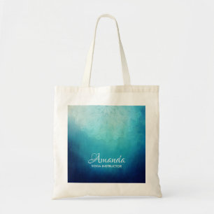 Tote Bag Joli Mandala bleu Abstrait