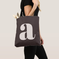 Joli Monogramme Rétro Marron Terreux Pastel