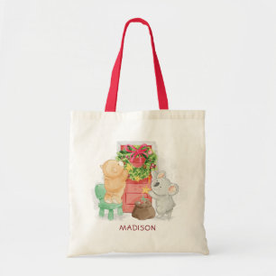 Tote Bag Joli Noël Koala Ours personnalisé