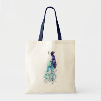Tote Bag "Joli paon" Fourre-tout pour aquarelle