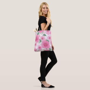 Tote Bag Joli rose Fleur esthétique Serene Floral Charme