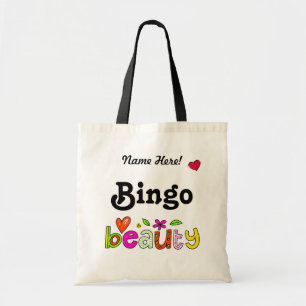 Tote Bag Jolie Bingo Beauté Personnalisé Joueurs de Bingo