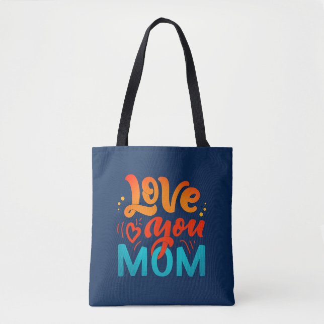 Tote Bag Jolie conception Texte Aimez-vous Maman pour les m (Devant)