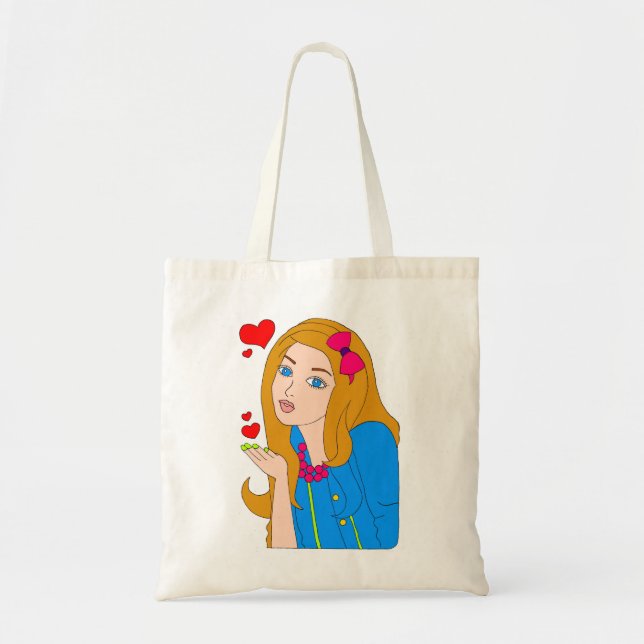 Tote Bag Jolie fille (Devant)