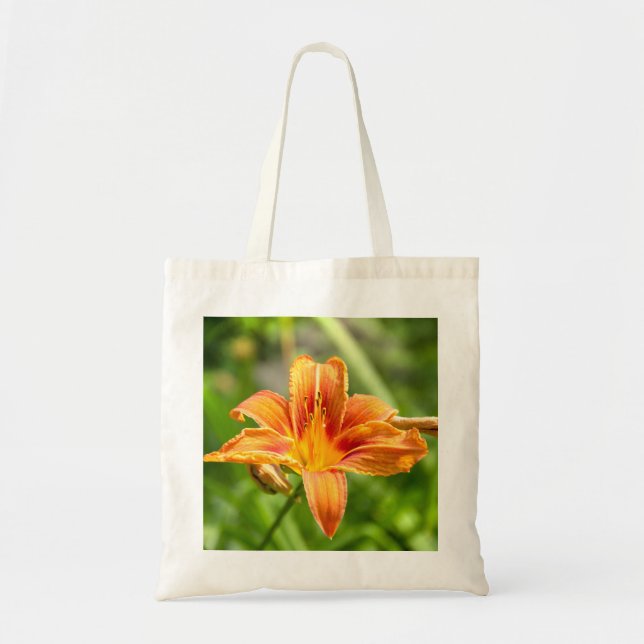 Tote Bag Jolie grande fleur Lily photo (Devant)