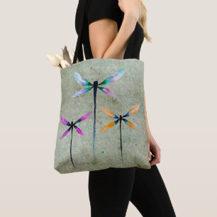 Tote Bag Jolie libellule aquarelle illustration
