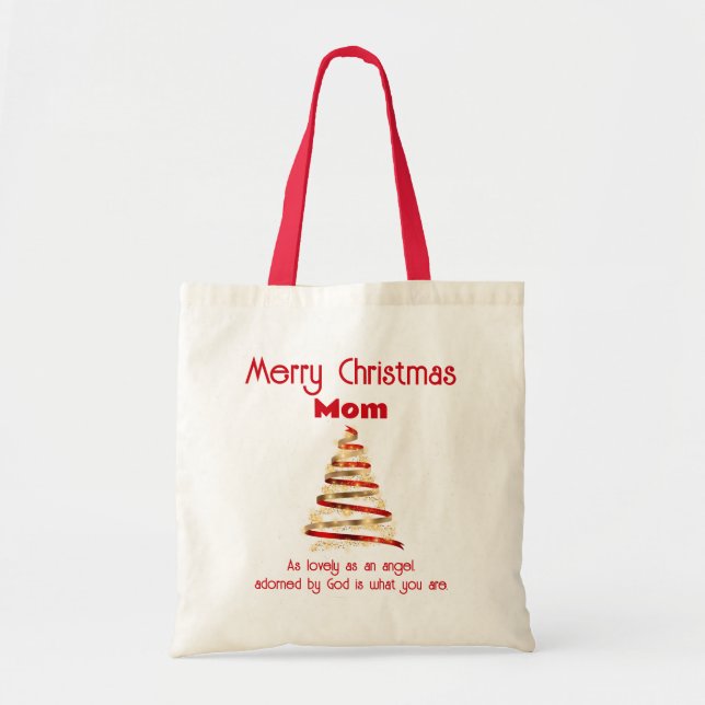 Tote Bag Jolie maman Joyeuse Noël (Devant)