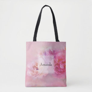 Tote Bag Jolie oeillette rose Stylo Photographie
