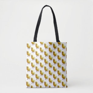 Tote Bag Jolie Parakeet Jaune Amical Animaux de compagnie P