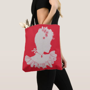 Tote Bag jolie silhouette victorienne