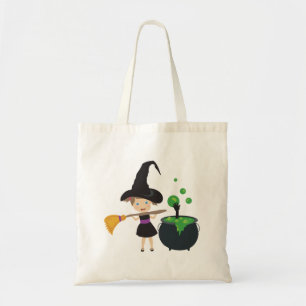 Tote Bag Jolie sorcière d'Halloween