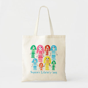 Tote Bag Jolies filles aquarelles amusantes