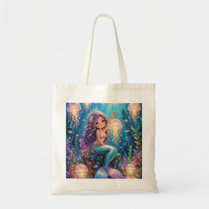 Tote Bag Jolies lanternes de sirène et de méduse