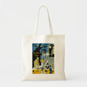Tote Bag Jolis friandises d'Halloween pour enfants vintage
