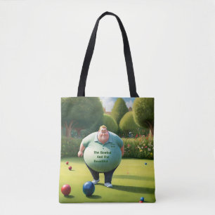 Tote Bag Jolly Lawn Bowler Man,