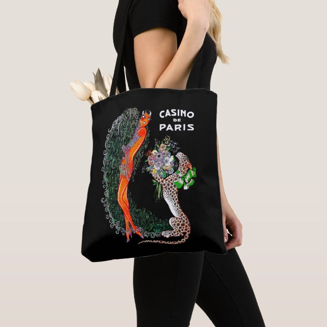 Tote Bag Josephine Baker Cheetah Jazz Age (De près)