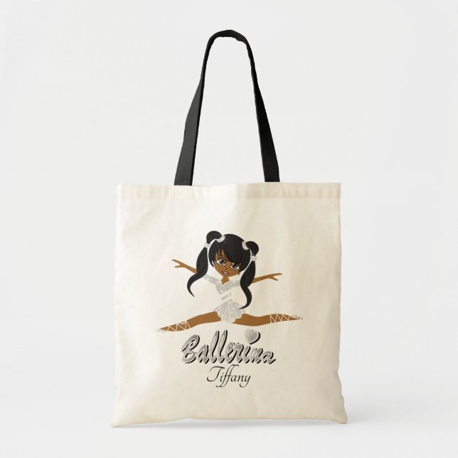 Tote Bag Jote Ballerina Danseuse fille (Devant)