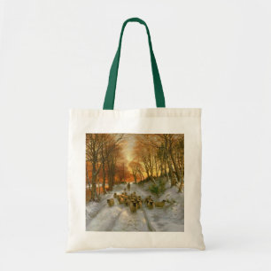 Tote Bag Joué avec des nuances d'heures du soir