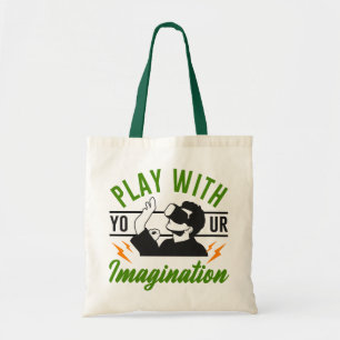 Tote Bag Jouer avec votre imagination jeu