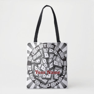 Tote Bag Jouer plutôt aux dominos