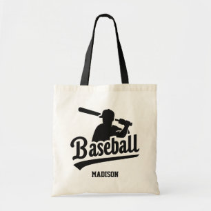 Tote Bag Joueur de baseball personnalisé et couleur