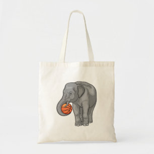 Tote Bag Joueur de basket-ball éléphant